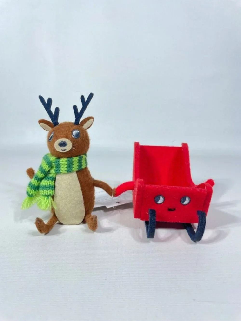 Target Wondershop Christmas Felt Duo Reindeer & Sleigh Figures 4